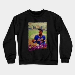 Dwight Gooden in New York Mets Crewneck Sweatshirt